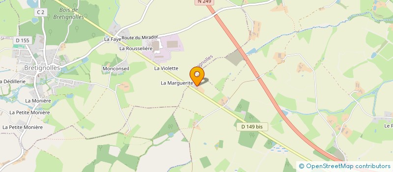 localisation de l'entreprise GAEC BIO JOUVENCE à BRESSUIRE