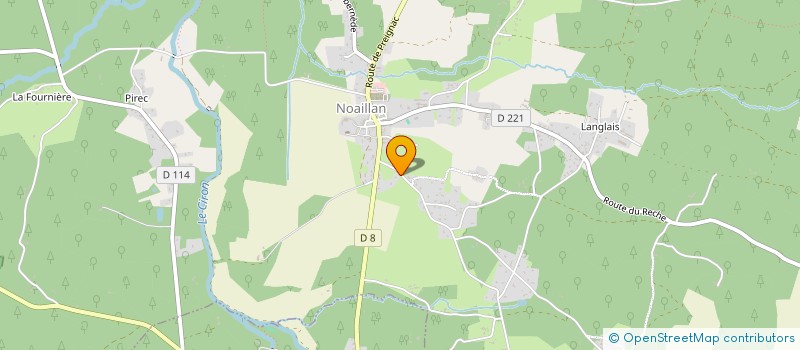 localisation de l'entreprise GAEC BIOLEGUMES  NOAILLAN