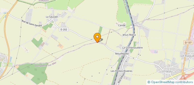 localisation de l'entreprise GAEC BIOTIVES  SAINT-XANDRE