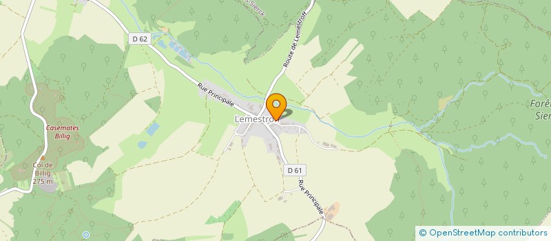 localisation de l'entreprise GAEC BIRCK  OUDRENNE