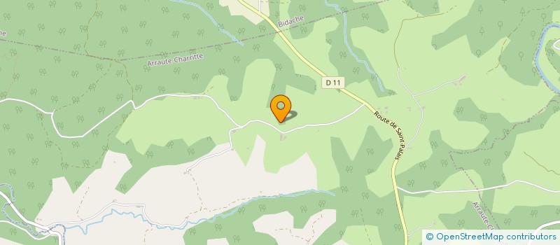 localisation de l'entreprise GAEC BISCABORDA  ARRAUTE-CHARRITTE