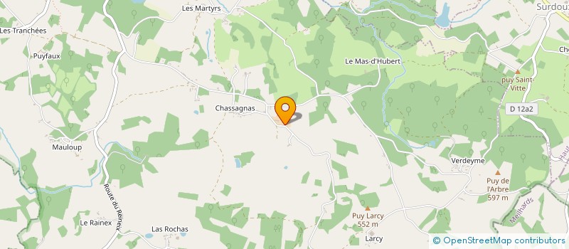 localisation de l'entreprise GAEC BLANC à LA CROISILLE-SUR-BRIANCE