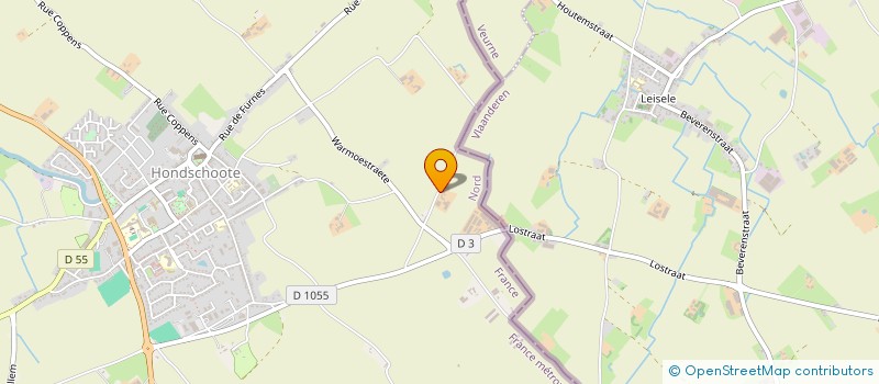 localisation de l'entreprise GAEC BLANCKAERT  HONDSCHOOTE