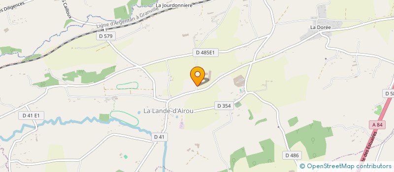 localisation de l'entreprise GAEC BLIN à LA LANDE-D'AIROU