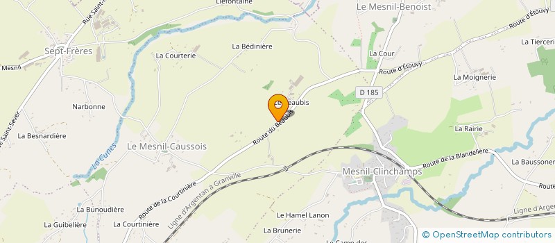 localisation de l'entreprise GAEC BLOUIN  NOUES DE SIENNE