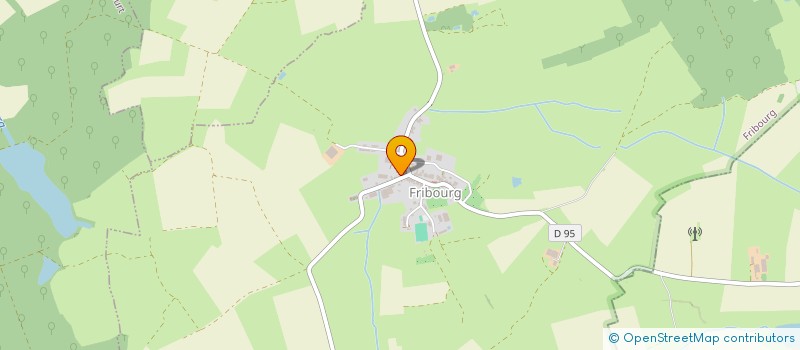 localisation de l'entreprise GAEC BMV  FRIBOURG