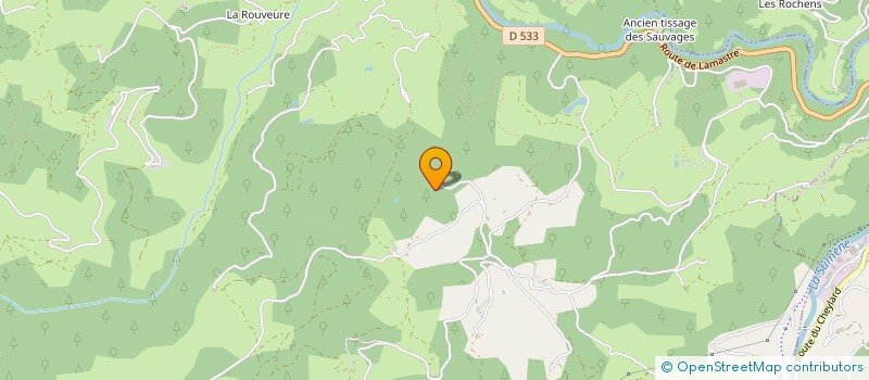 localisation de l'entreprise GAEC BOGUE ET CHATAIGNE à DESAIGNES