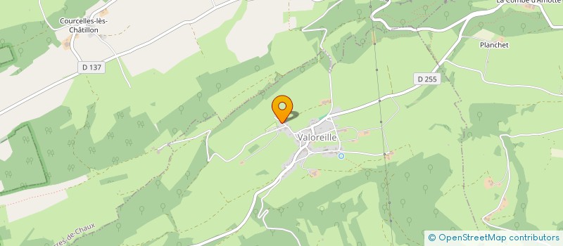 localisation de l'entreprise GAEC BOITEUX DE MONTAIGU à VALOREILLE