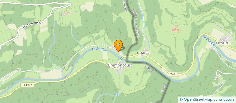 localisation de l'entreprise GAEC BOITEUX DE VALBRACON à TERRES-DE-CHAUX (LES)