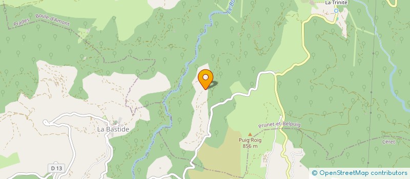 localisation de l'entreprise GAEC BONACAZE  PRUNET-ET-BELPUIG