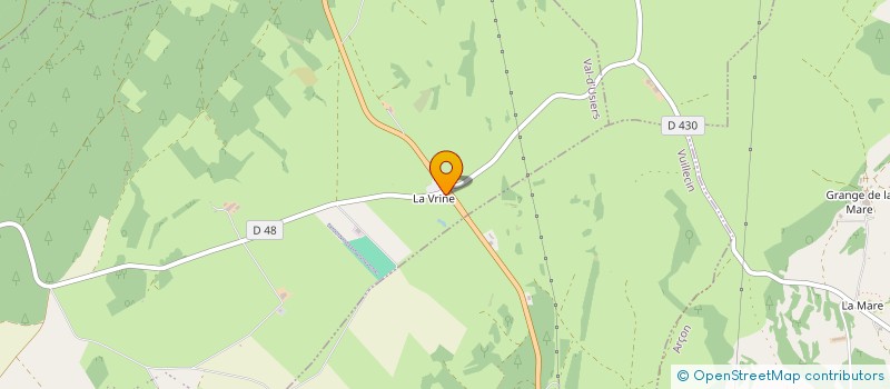 localisation de l'entreprise GAEC BONGAY DU PETIT PARADIS  VAL D'USIERS