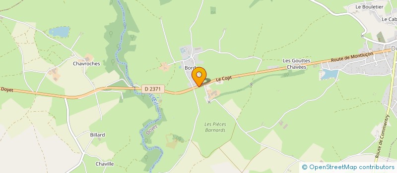 localisation de l'entreprise GAEC BONHOMME  DOYET