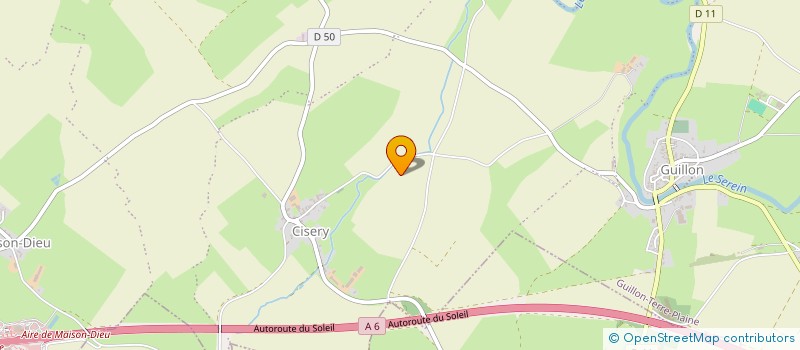 localisation de l'entreprise GAEC BONIN à MAGNY
