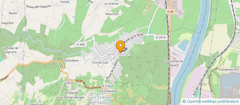 localisation de l'entreprise GAEC BONNARDEL à ANDANCE