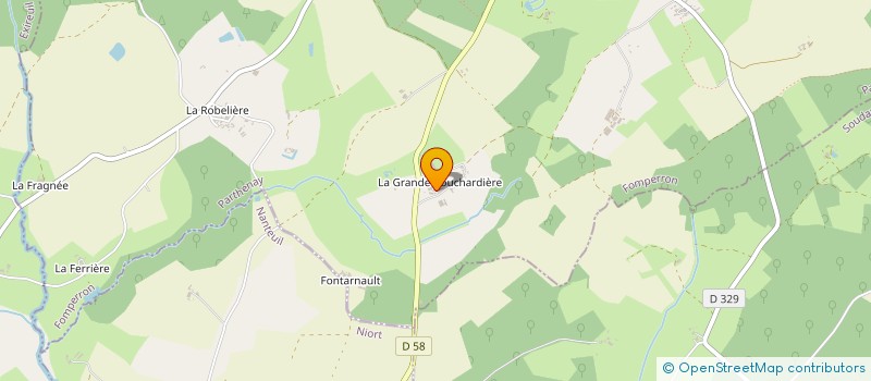 localisation de l'entreprise GAEC BONNEAU  FOMPERRON