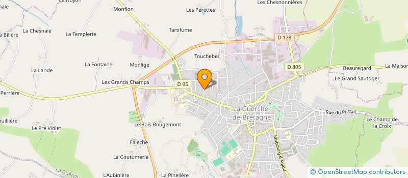 localisation de l'entreprise GAEC BONNELIERE  MOUTIERS