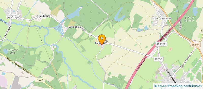 localisation de l'entreprise GAEC BONNOT  FRANCHEVILLE