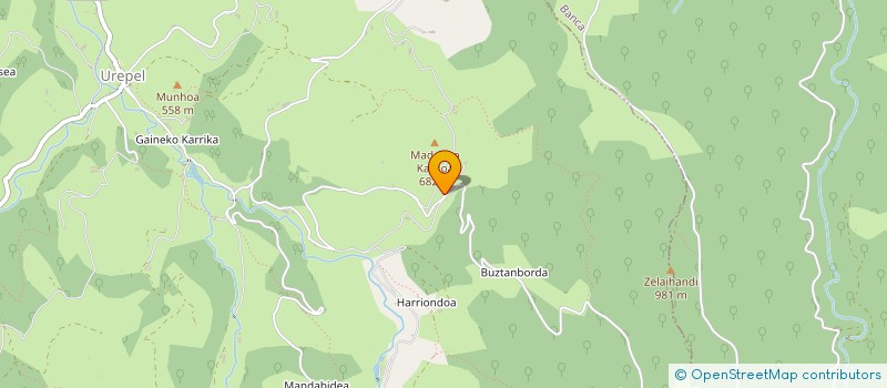 localisation de l'entreprise GAEC BORDALUZEA  UREPEL