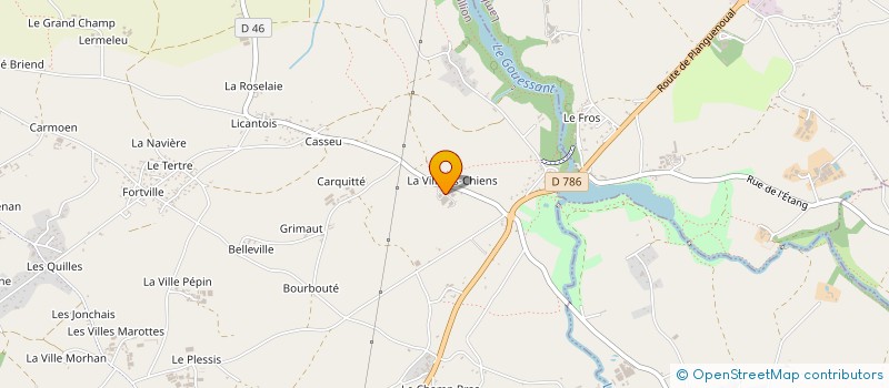 localisation de l'entreprise GAEC BOTREL à HILLION