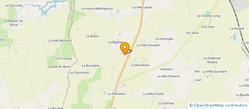 localisation de l'entreprise GAEC BOUCHET  MUEL