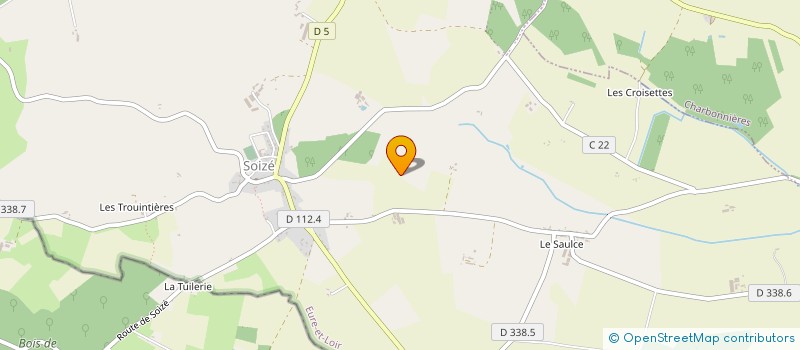 localisation de l'entreprise GAEC BOUDET à LES AUTELS-VILLEVILLON