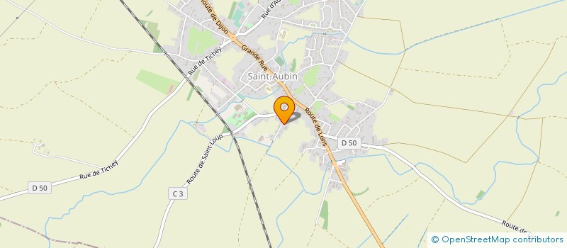 localisation de l'entreprise GAEC BOUGAUD A ET M à SAINT-AUBIN
