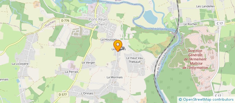 localisation de l'entreprise GAEC BOUGEARD  GUIGNEN