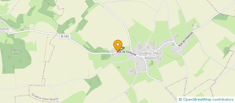 localisation de l'entreprise GAEC BOULARD  QUUX-HAUT-MAINIL