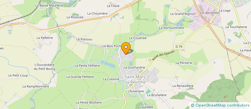 localisation de l'entreprise GAEC BOURASSEAU  SAINT-MALO-DU-BOIS