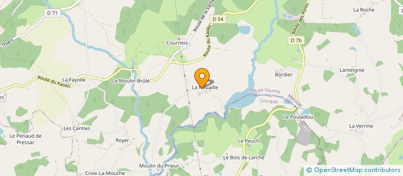 localisation de l'entreprise GAEC BOURBOULOUX SOPHIE ET FILS à MEUZAC