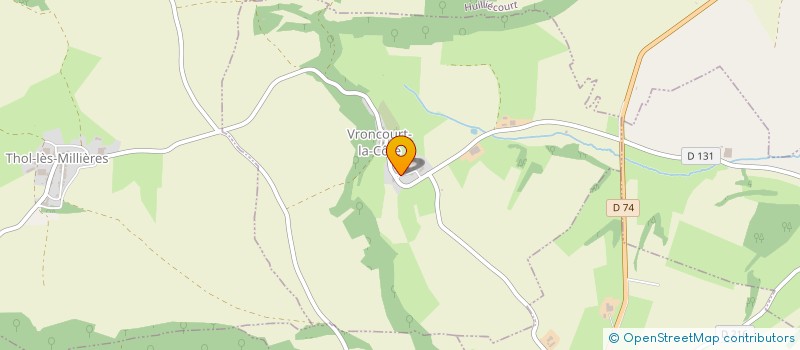 localisation de l'entreprise GAEC BOURCELOT à VRONCOURT-LA-COTE