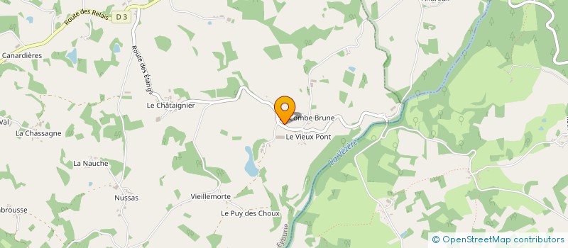 localisation de l'entreprise GAEC BOURDARIAS à EYBURIE