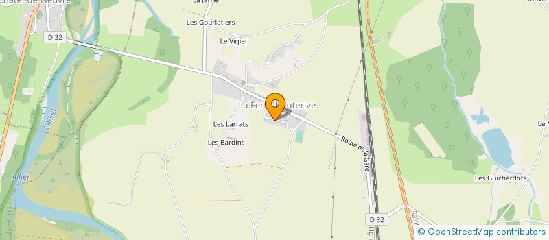 localisation de l'entreprise GAEC BOURGOGNE FRERES à MERCY