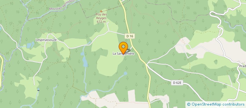 localisation de l'entreprise GAEC BOURRIER à SAINT-HILAIRE-FOISSAC
