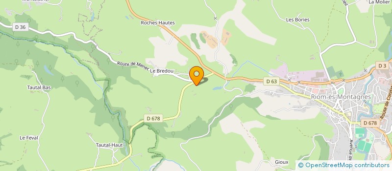 localisation de l'entreprise GAEC BOYER à APCHON