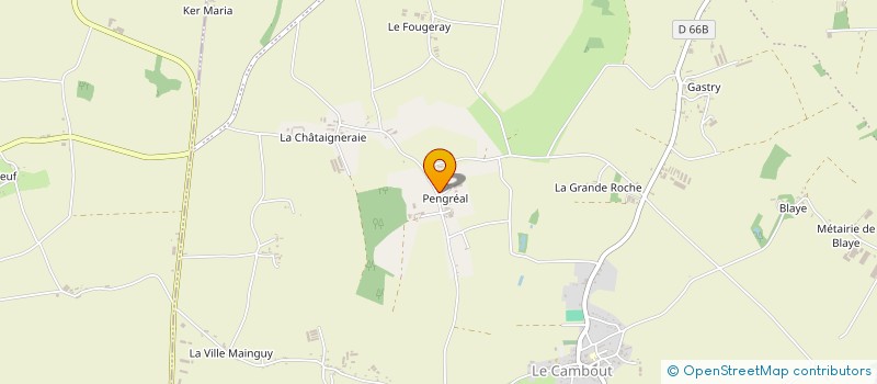localisation de l'entreprise GAEC BRAJEUL à LE CAMBOUT
