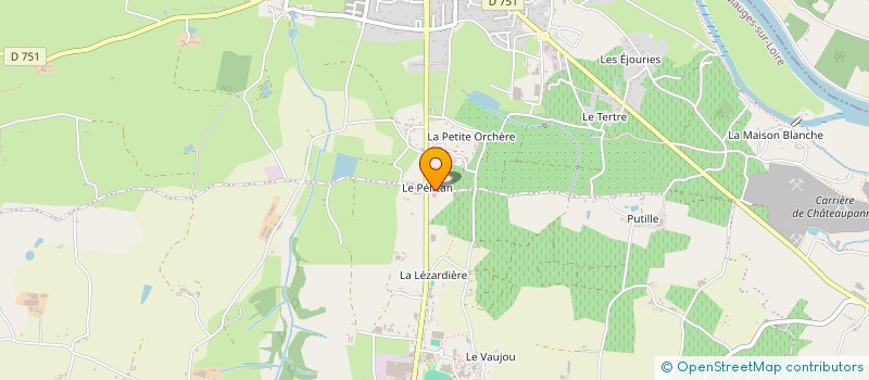 localisation de l'entreprise GAEC BRANCHEREAU à MAUGES-SUR-LOIRE