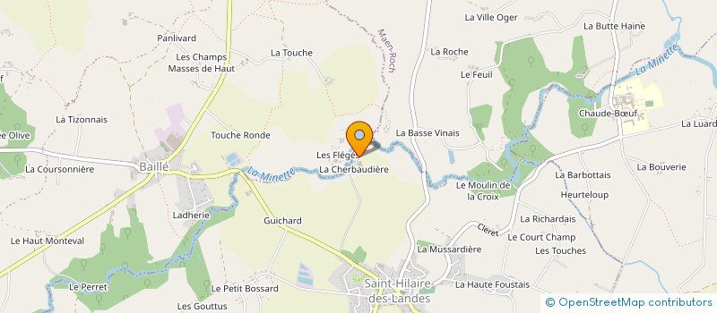 localisation de l'entreprise GAEC BREHINIER-LOTTON à SAINT-HILAIRE-DES-LANDES