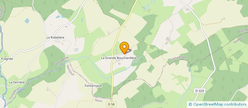 localisation de l'entreprise GAEC BREILLAD à FOMPERRON