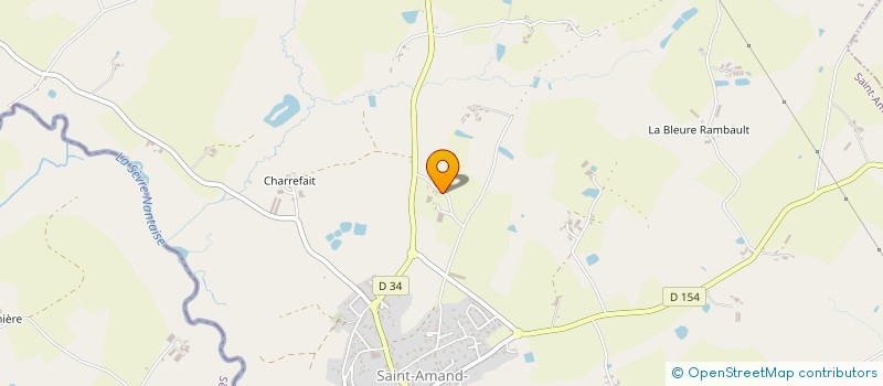 localisation de l'entreprise GAEC BRETAUDEAU-COUTANT à SAINT-AMAND-SUR-SEVRE