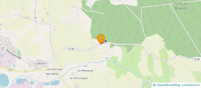 localisation de l'entreprise GAEC BRIEND à LE MENE
