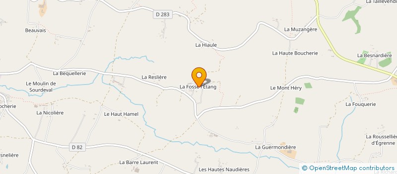localisation de l'entreprise GAEC BRIONNE  PERRIERS-EN-BEAUFICEL
