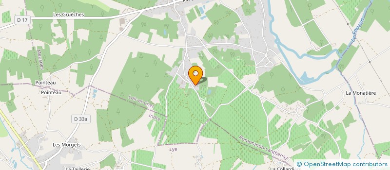 localisation de l'entreprise GAEC BROSSIER  MEUSNES