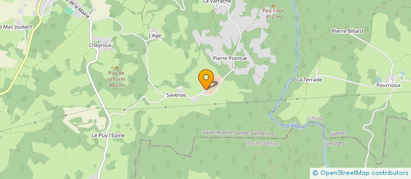 localisation de l'entreprise GAEC BROUILLAUD à SAINT-MARTIN-SAINTE-CATHERINE