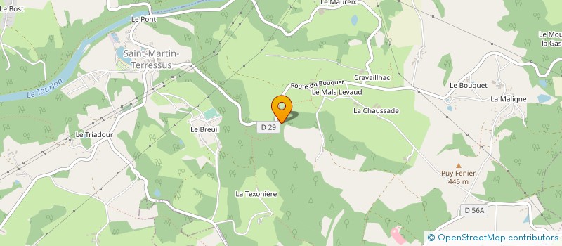 localisation de l'entreprise GAEC BROUSSE  SAINT-LEONARD-DE-NOBLAT