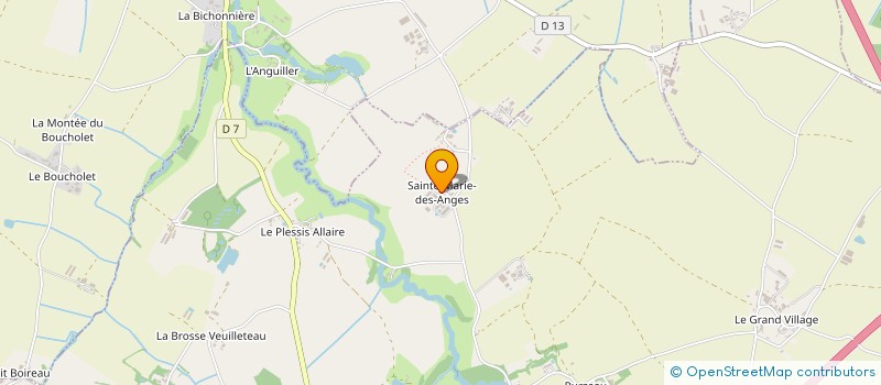 localisation de l'entreprise GAEC BROUSSEAU à LA MERLATIERE