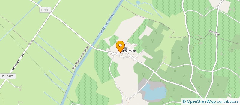 localisation de l'entreprise GAEC BRUGNON LEAUNARD  BEGADAN