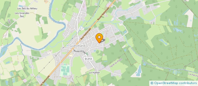 localisation de l'entreprise GAEC BRUNEAU FRERES  RUAUDIN