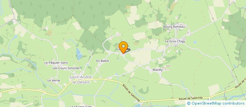 localisation de l'entreprise GAEC BURILLIER  VEROSVRES