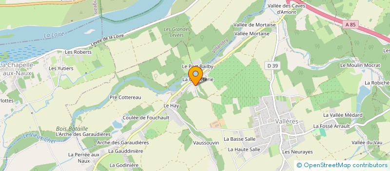 localisation de l'entreprise GAEC BURON à VALLERES
